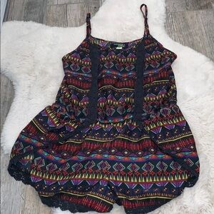 Harmony and havoc Romper/ stripes and design